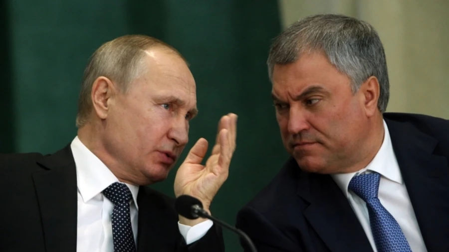 Speaker of Russian State Duma claims Americans want Putin as President – video