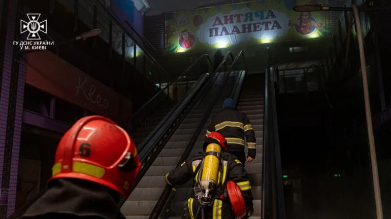 ТРЦ Космополит в Киеве поджег 7-летний мальчик