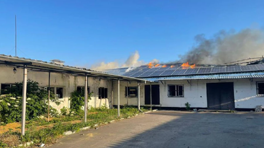 Russians fire on Kharkiv Oblast with helicopters and tanks in morning attack