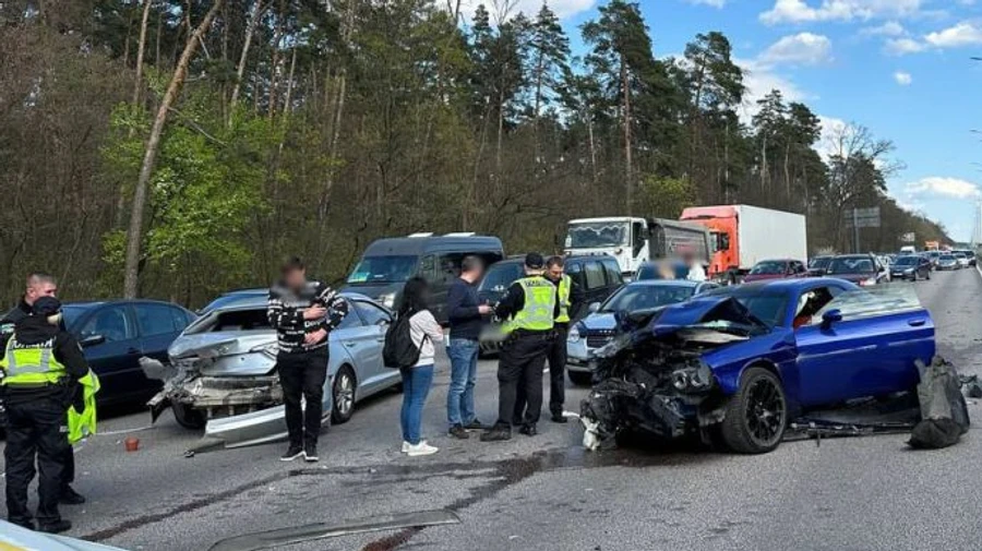 Движение в направлении Киева со стороны Борисполя затруднено из-за ДТП