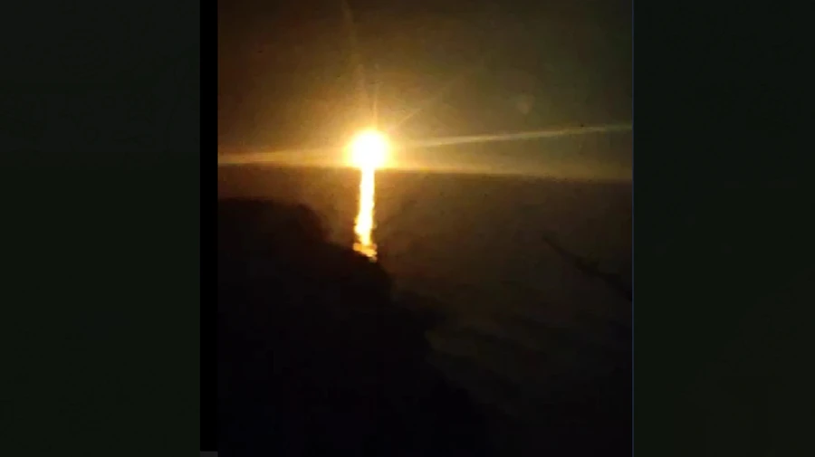 Воздушные силы показали уничтожение крылатой ракеты РФ над морем