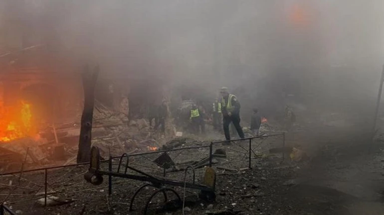 One person dead and dozens injured in missile attack on Kyiv Oblast