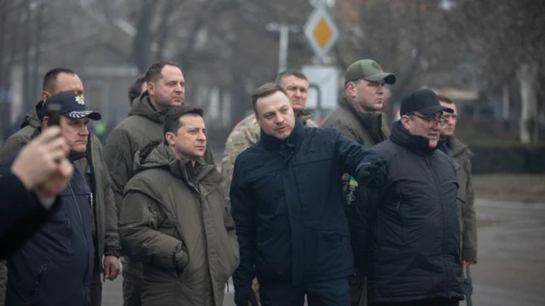 На Херсонщині пройшли навчання, Зеленський спостерігав