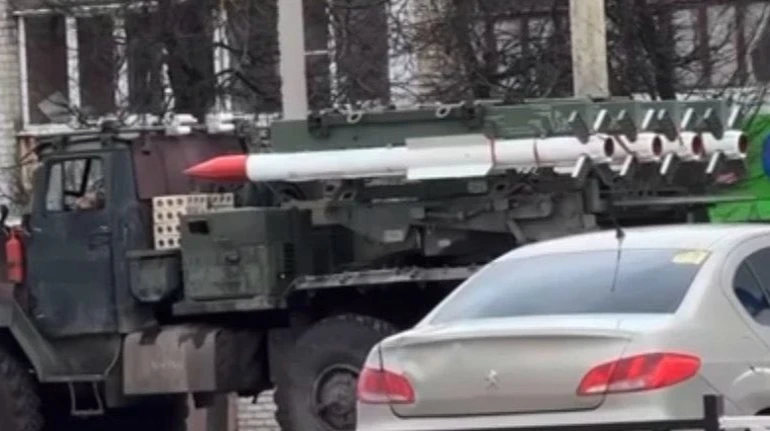 В РФ помітили ЗРК на базі вантажівки Урал