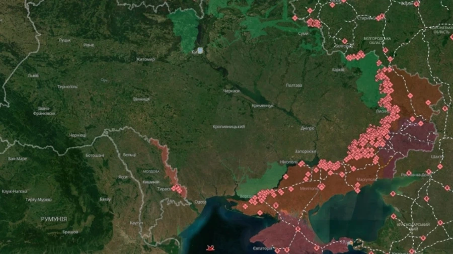 DeepState: армия РФ продвинулась в Запорожской и Днепропетровской областях