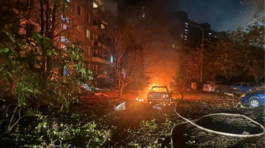 Large-scale Russian attack on Zaporizhzhia: 1 killed and 9 injured, power and water outages reported