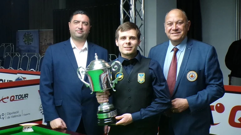 Українець Казаков виграв чемпіонат Європи зі снукеру