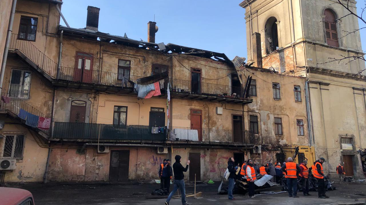 Inspection of damage to Lviv's Bernardine Monastery completed after Russian strike – photos