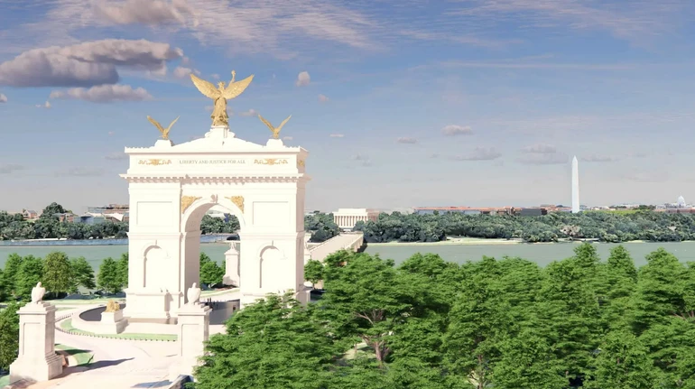 У Вашингтоні планують звести 20-поверхову тріумфальну арку за проєктом Трампа: активісти проти