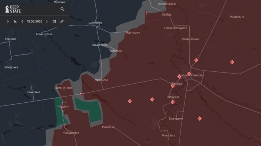 Russians advance in Donetsk Oblast – DeepState