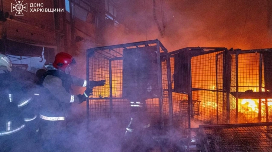 Russian army attacks Nova Poshta terminal in Kharkiv Oblast