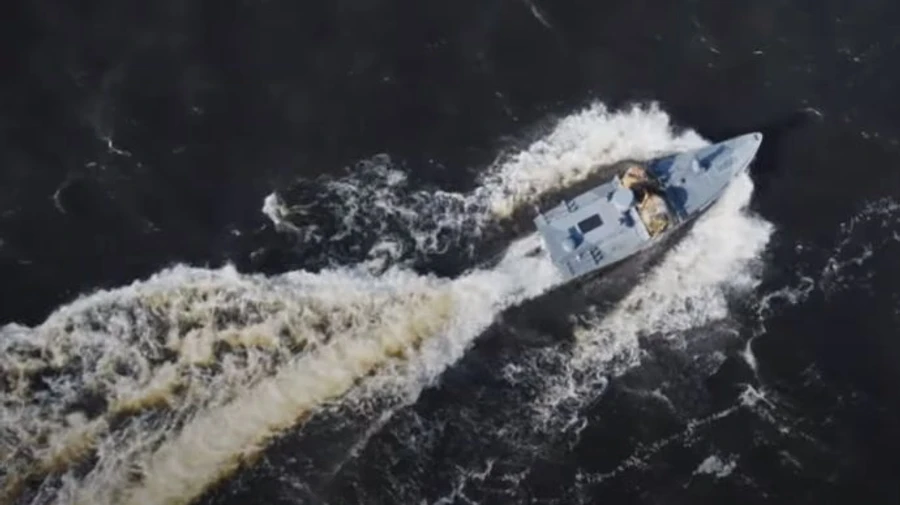 SeaBaby UAVs used special communications to avoid relying on Starlink