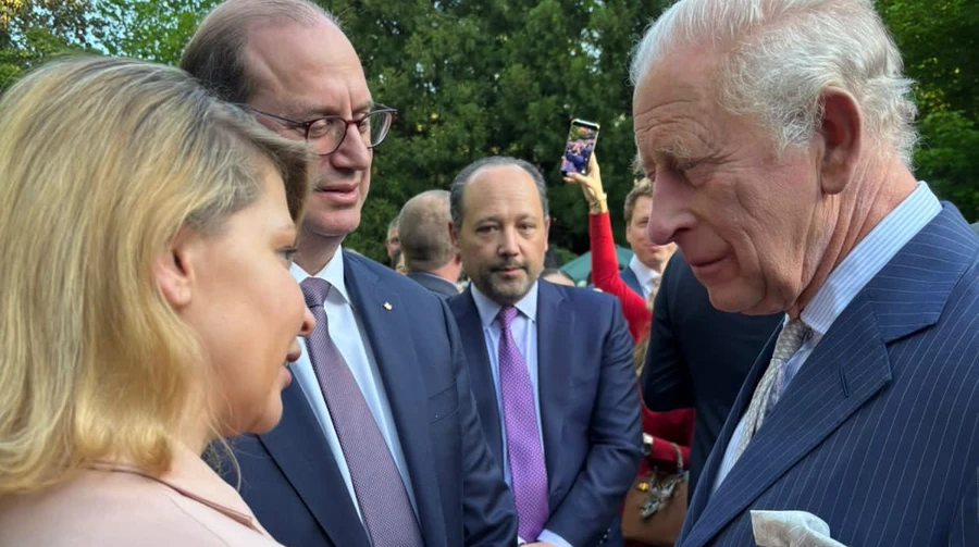 Ukraine's ambassador to US says King Charles has expressed support for Ukrainians during US visit