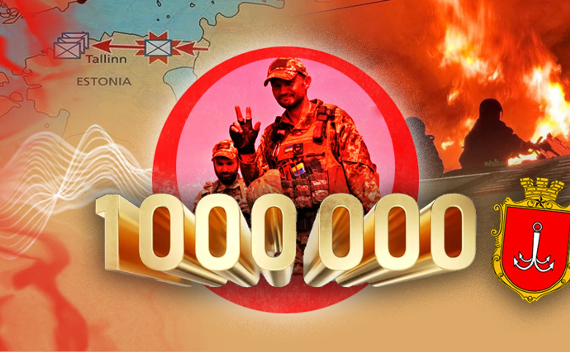 Мільйон втрат РФ, напад на Естонію та загроза для Одеси – головне про війну за тиждень