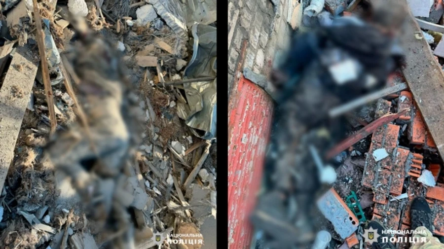 Russian hit café and church in Kupiansk with bombs, killing and presumably trapping civilians under rubble – photo