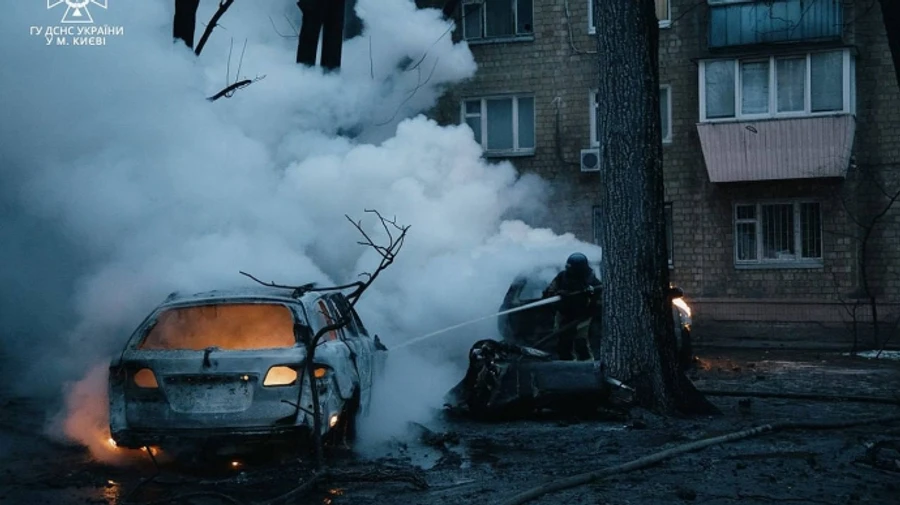 Destroyed apartments, burned cars, broken windows: Aftermath of Russian attack on Kyiv and oblast – photo