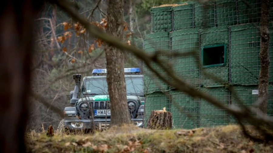 В Польше пыталась прорвать границу группа из 50 мигрантов