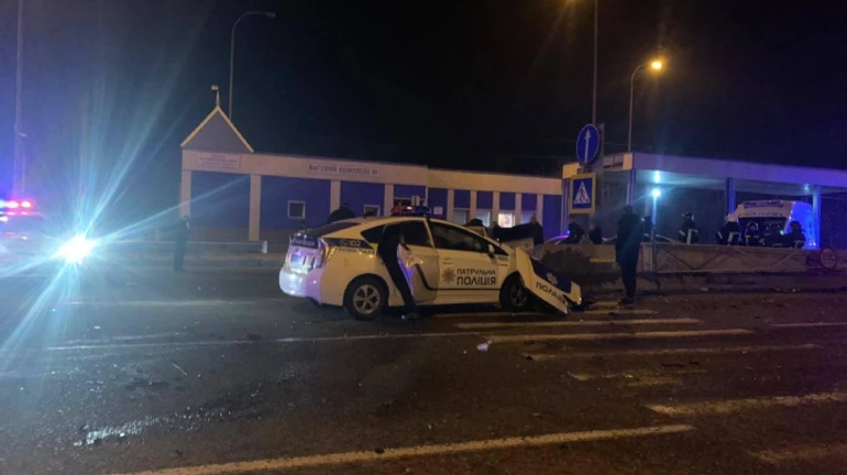 В Одесской области ДТП с патрульным авто: есть погибший и травмированные