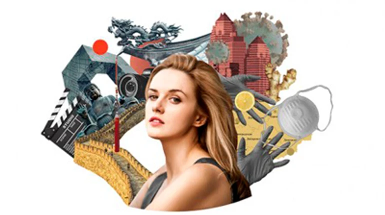 Українська акторка в Китаї: Поки по телевізору йшов новорічний вогник, в провінцію Хубей зганяли армію і танки