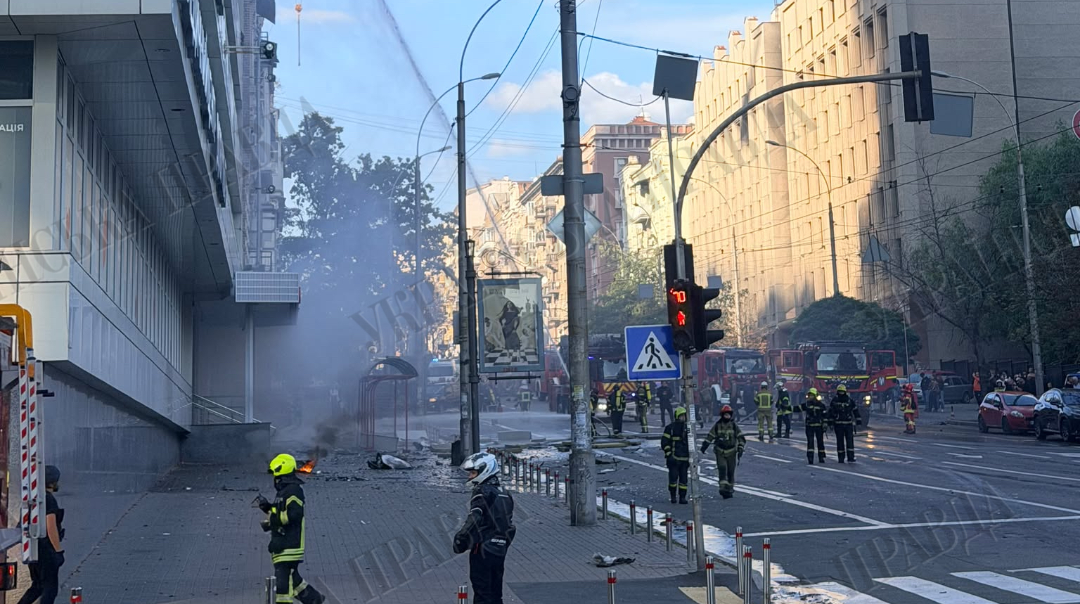 Russian Strike Injures Seven at Kyiv Medical Centre