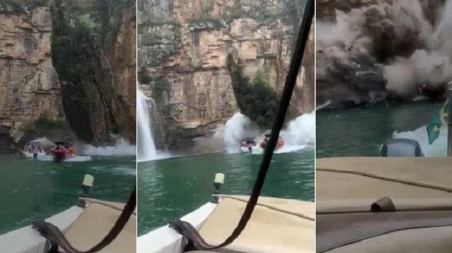 У Бразилії обвалилася стіна каньйону, 5 загиблих