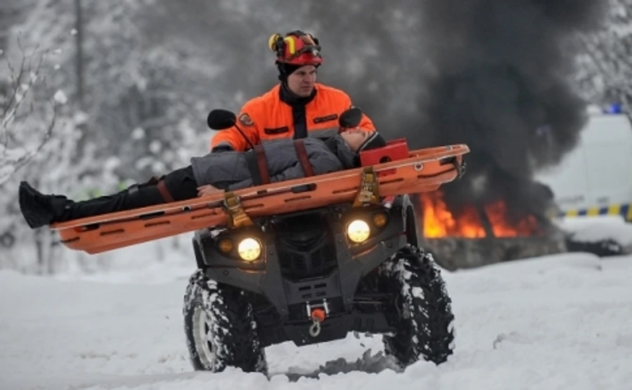 Силовики МВС провели наймасштабніші навчання з технікою на Київщині