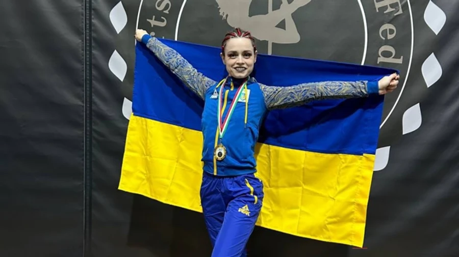 Ukrainian aerial gymnast Varvara Rakhmanina wins gold at international competition