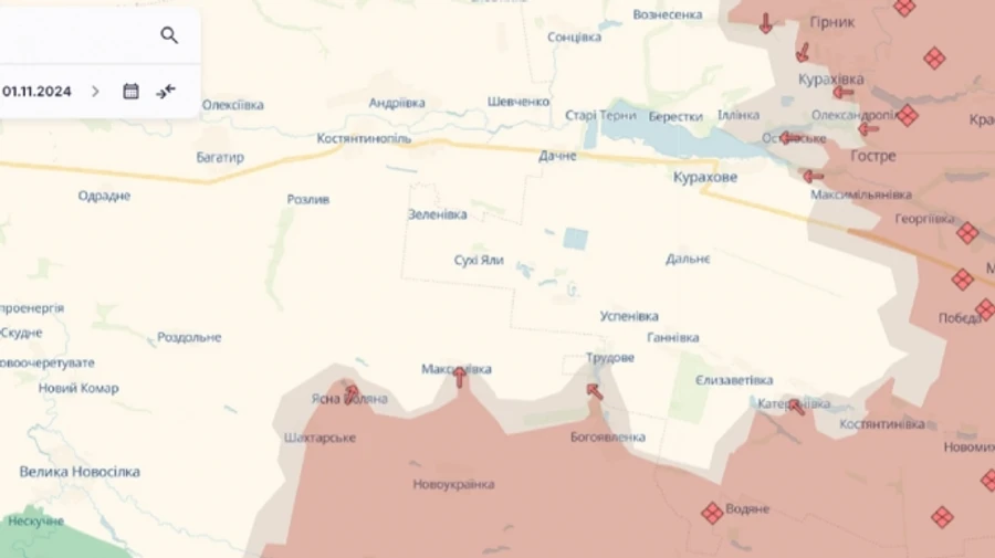 Russians occupy Yasna Poliana in Donetsk Oblast – DeepState