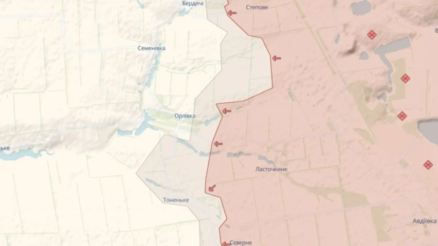 Russians stuck near Orlivka, hindered by series of reservoirs, military says