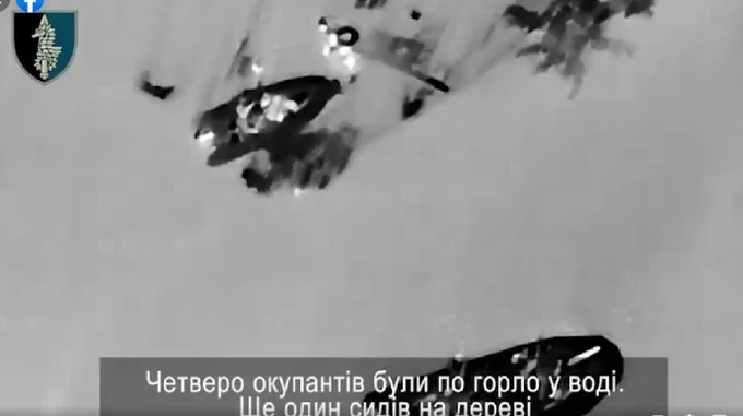 Ukraine's Special Operations Forces fighters rescue Russians drowning after blowing up HPP