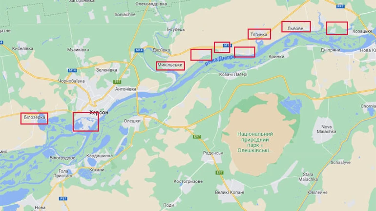 Уже затоплені 8 населених пунктів і частина Херсона, триває евакуація − ОВА