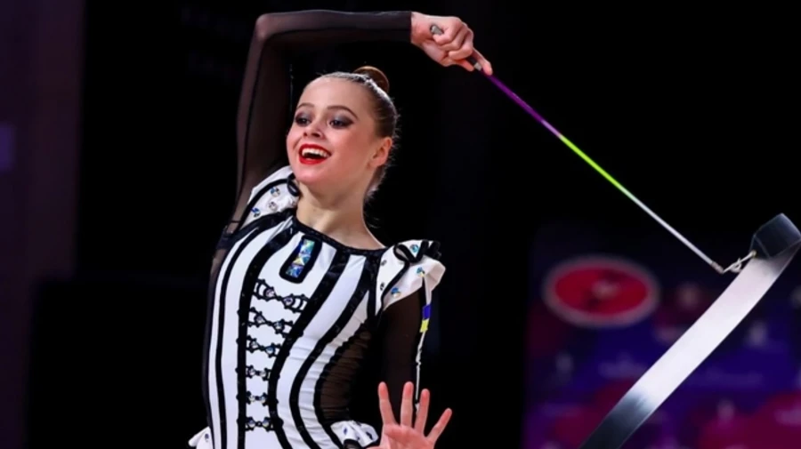 Ukrainian gymnast wins two more gold medals at World Cup stage