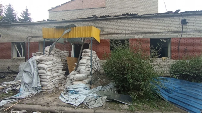 Russia strikes fire station in Dobropillia – photo