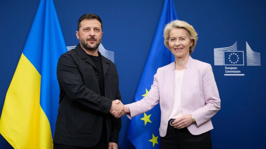 В ЕС анонсировали визит фон дер Ляйен в Киев по приглашению Зеленского в феврале