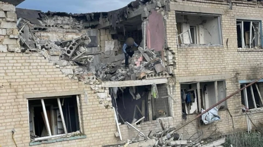 Russian forces attack village in Kharkiv Oblast, injuring two women – photos