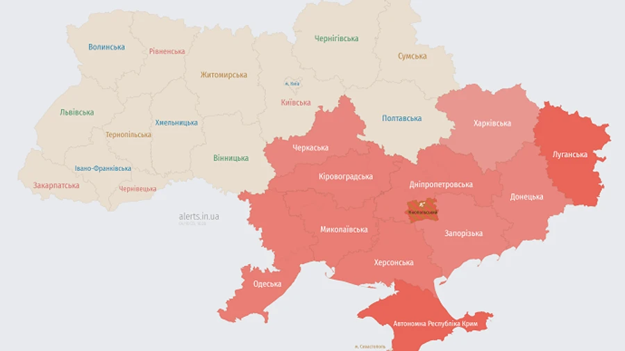 Explosions heard in Myrhorod and Kropyvnytskyi