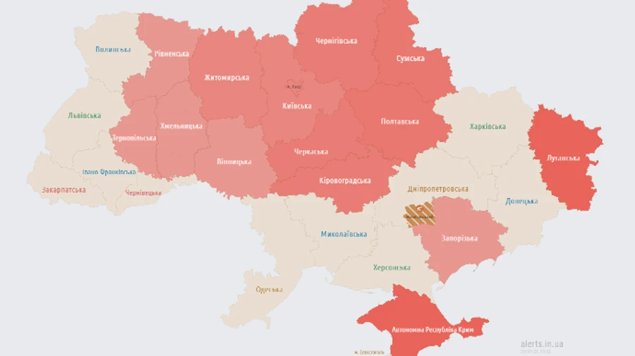 У Києві та низці областей оголошували повітряну тривогу