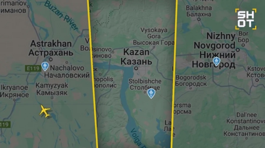 У низці російських аеропортів діяв план Килим