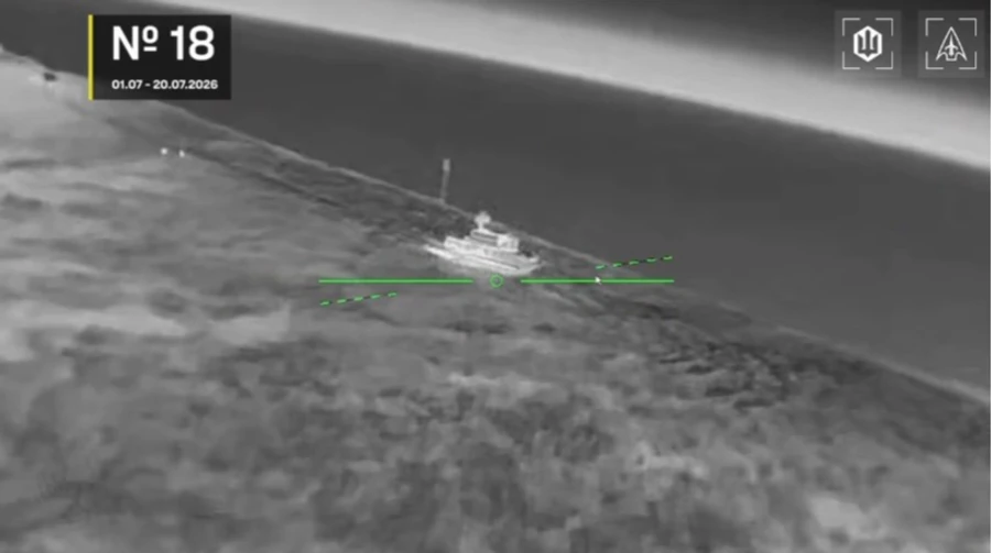 Ukrainian drones hit several Russian air defence assets in Krasnodar Krai – video