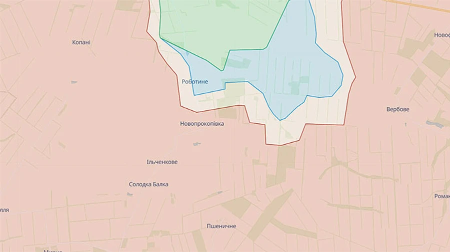 Ukrainian Defence Forces advance towards Novoprokopivka on southern front