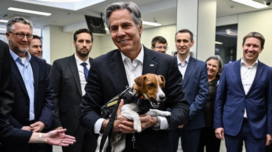 Блінкен у Києві попестив Патрона