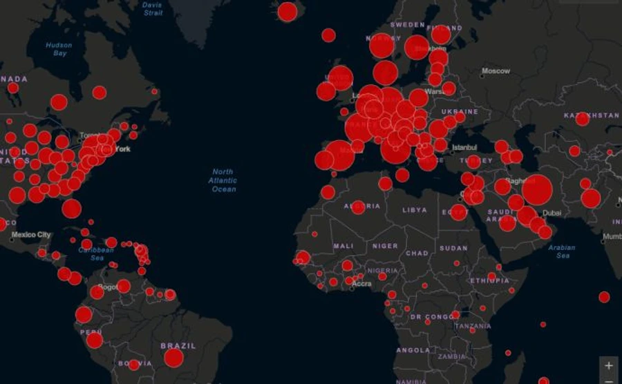 Пандемія: кількість тих, хто заразився COVID-19, перевищила 200 тисяч