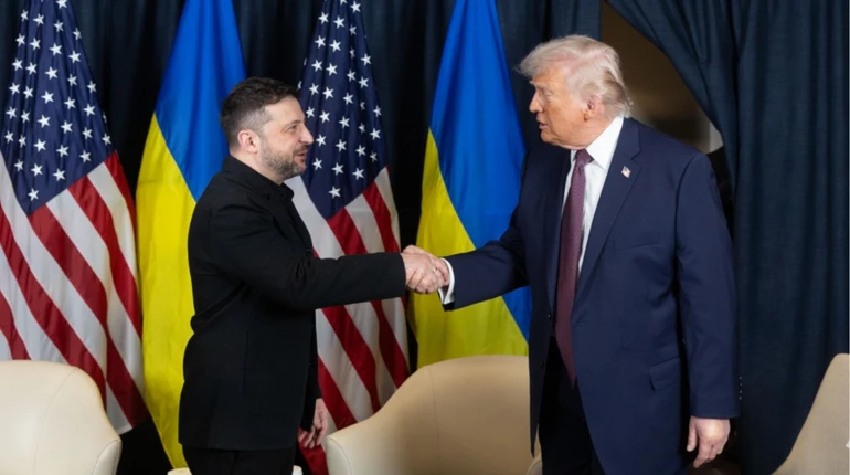 ППО, безпека, Донбас – Зеленський розповів, про що говорив з Трампом у Давосі