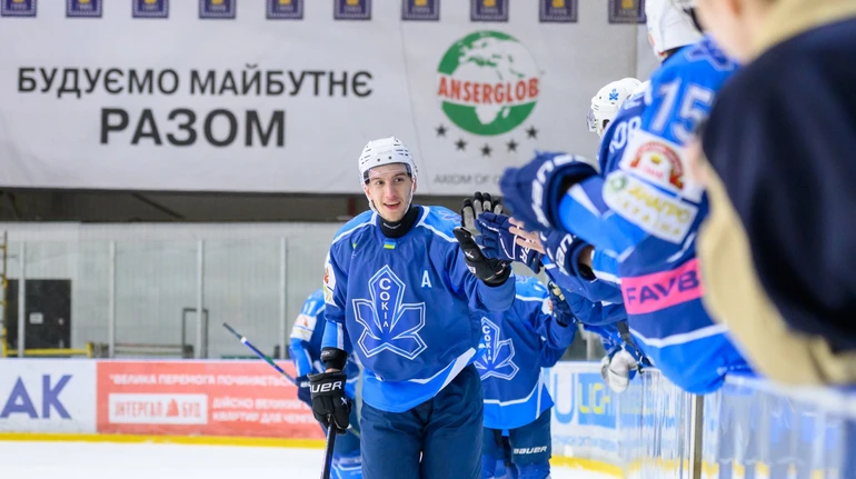 Сокіл декласував Шторм у другому півфінальному матчі чемпіонату України з хокею