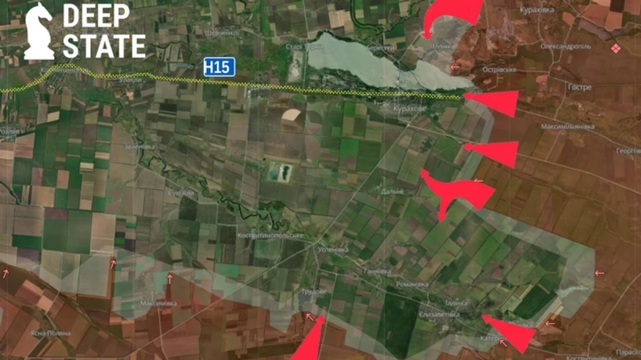 DeepState reports difficult situation around Kurakhove, which could become catastrophic
