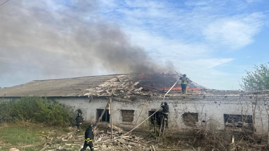 Russians attack Kharkiv City and Kharkiv Oblast, local authorities urge residents to take shelter