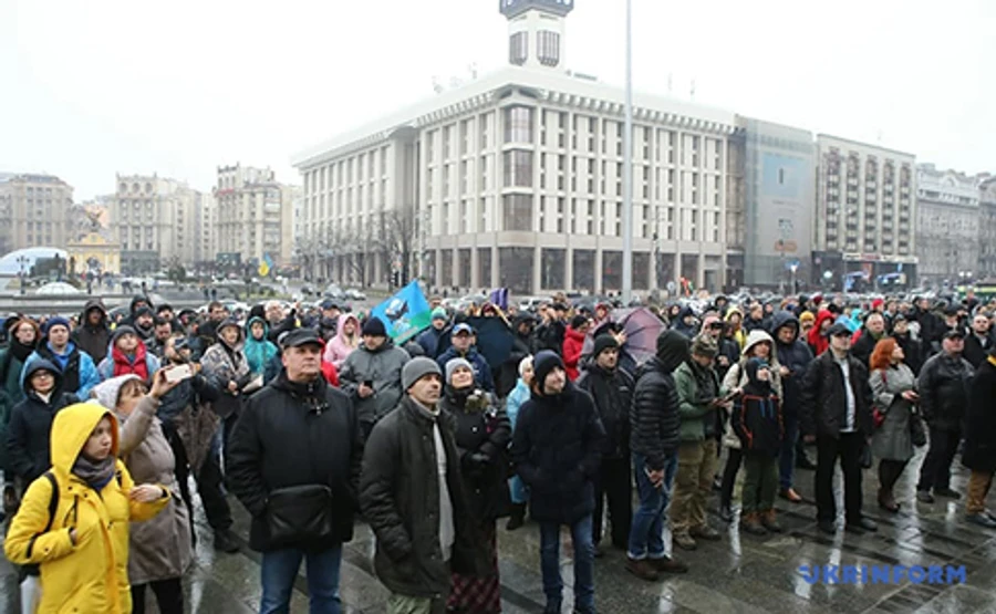 На Майдані зібралися на підтримку підозрюваних у справі Шеремета