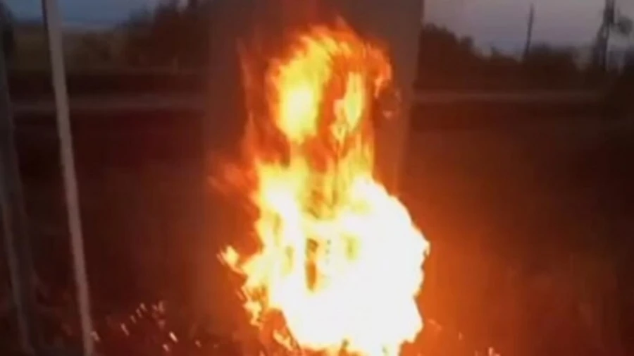 Ukrainian partisans sabotage railway, disrupting Russian supplies to occupied Zaporizhzhia Oblast