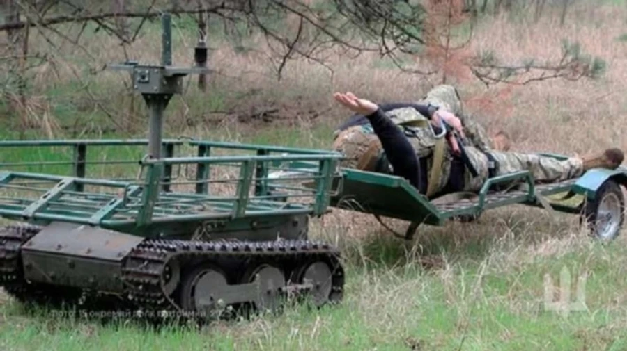 Ukrainian K-2 regiment's ground robots successfully evacuate four wounded soldiers in four days – video