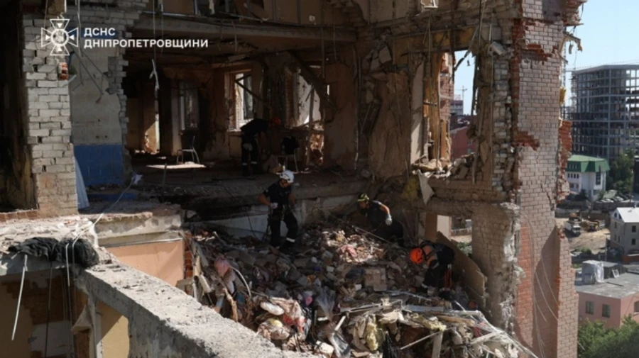 Russian 28 June strike on Dnipro: death toll rises, rescue workers find woman's body